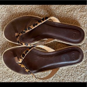 UGG Leather Thong Sandal